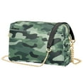 thumbnail image 1 of FORMRS Women Crossbody Purse with Chain Strap Vegan Leather Shoulder Handbag, Forest Camouflage Pattern, 1 of 7