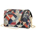 thumbnail image 1 of FORMRS Women Crossbody Purse with Chain Strap Vegan Leather Shoulder Handbag, Geometric Pattern, 1 of 7