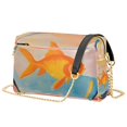 thumbnail image 1 of FORMRS Women Crossbody Purse with Chain Strap Vegan Leather Shoulder Handbag, Goldfish, 1 of 7