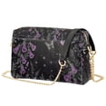 thumbnail image 1 of FORMRS Women Crossbody Purse with Chain Strap Vegan Leather Shoulder Handbag, Gothic Floral Print, 1 of 7
