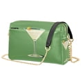 thumbnail image 1 of FORMRS Women Crossbody Purse with Chain Strap Vegan Leather Shoulder Handbag, Green Lemon Juice, 1 of 7