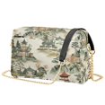 thumbnail image 1 of FORMRS Women Crossbody Purse with Chain Strap Vegan Leather Shoulder Handbag, Green Mountain Pattern, 1 of 7