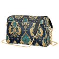 thumbnail image 1 of FORMRS Women Crossbody Purse with Chain Strap Vegan Leather Shoulder Handbag, Green Peacock Pattern, 1 of 7
