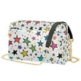 thumbnail image 1 of FORMRS Women Crossbody Purse with Chain Strap Vegan Leather Shoulder Handbag, Green Stars, 1 of 7