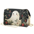 thumbnail image 1 of FORMRS Women Crossbody Purse with Chain Strap Vegan Leather Shoulder Handbag, Happy Ghost, 1 of 7