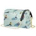 thumbnail image 1 of FORMRS Women Crossbody Purse with Chain Strap Vegan Leather Shoulder Handbag, Ice Hockey, 1 of 7