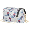 thumbnail image 1 of FORMRS Women Crossbody Purse with Chain Strap Vegan Leather Shoulder Handbag, Ice Rink, 1 of 7