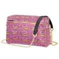thumbnail image 1 of FORMRS Women Crossbody Purse with Chain Strap Vegan Leather Shoulder Handbag, Pink Doughnuts, 1 of 7