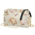 thumbnail image 1 of FORMRS Women Crossbody Purse with Chain Strap Vegan Leather Shoulder Handbag, Pink Seashell, 1 of 7