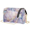thumbnail image 1 of FORMRS Women Crossbody Purse with Chain Strap Vegan Leather Shoulder Handbag, Purple Marble Pattern, 1 of 7