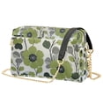 thumbnail image 1 of FORMRS Women Crossbody Purse with Chain Strap Vegan Leather Shoulder Handbag, Retro Flower Print, 1 of 7