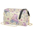 thumbnail image 1 of FORMRS Women Crossbody Purse with Chain Strap Vegan Leather Shoulder Handbag, Roller Disco, 1 of 7