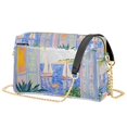 thumbnail image 1 of FORMRS Women Crossbody Purse with Chain Strap Vegan Leather Shoulder Handbag, Seaside Boat, 1 of 7