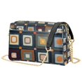 thumbnail image 1 of FORMRS Women Crossbody Purse with Chain Strap Vegan Leather Shoulder Handbag, Square Harmony, 1 of 7