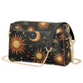thumbnail image 1 of FORMRS Women Crossbody Purse with Chain Strap Vegan Leather Shoulder Handbag, Sun Moon and Stars Pattern, 1 of 7