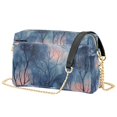 thumbnail image 1 of FORMRS Women Crossbody Purse with Chain Strap Vegan Leather Shoulder Handbag, Trees in The Night, 1 of 7