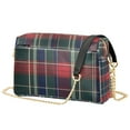 thumbnail image 1 of FORMRS Women Crossbody Purse with Chain Strap Vegan Leather Shoulder Handbag, Warm Tartan Mosaic, 1 of 7