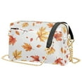 thumbnail image 1 of FORMRS Women Crossbody Purse with Chain Strap Vegan Leather Shoulder Handbag, Watercolor Autumn Leaves, 1 of 7