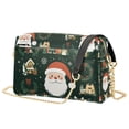 thumbnail image 1 of FORMRS Women Crossbody Purse with Chain Strap Vegan Leather Shoulder Handbag, Whimsical Christmas, 1 of 7