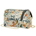 thumbnail image 1 of FORMRS Women Crossbody Purse with Chain Strap Vegan Leather Shoulder Handbag, Whimsical Leaves, 1 of 7