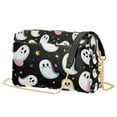 thumbnail image 1 of FORMRS Women Crossbody Purse with Chain Strap Vegan Leather Shoulder Handbag, White Halloween Ghost, 1 of 7