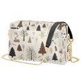 thumbnail image 1 of FORMRS Women Crossbody Purse with Chain Strap Vegan Leather Shoulder Handbag, Winter Forest, 1 of 7