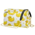 thumbnail image 1 of FORMRS Women Crossbody Purse with Chain Strap Vegan Leather Shoulder Handbag, Yellow Rubber Ducks, 1 of 7