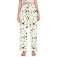 thumbnail image 1 of FORMRS Women's Pajama Pants with Pockets Soft Comfy Loungewear Sleep Bottom, Sizes S-2XL, Beige Vegetables Pattern, 1 of 8