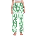 thumbnail image 1 of FORMRS Women's Pajama Pants with Pockets Soft Comfy Loungewear Sleep Bottom, Sizes S-2XL, Cactus Pattern, 1 of 8