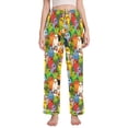 thumbnail image 1 of FORMRS Women's Pajama Pants with Pockets Soft Comfy Loungewear Sleep Bottom, Sizes S-2XL, Cartoon Birds Pattern, 1 of 8
