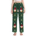 thumbnail image 1 of FORMRS Women's Pajama Pants with Pockets Soft Comfy Loungewear Sleep Bottom, Sizes S-2XL, Christmas Santa Hats, 1 of 8