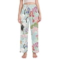 thumbnail image 1 of FORMRS Women's Pajama Pants with Pockets Soft Comfy Loungewear Sleep Bottom, Sizes S-2XL, Colorful Flowers Blossoms, 1 of 8