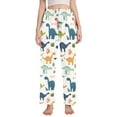 thumbnail image 1 of FORMRS Women's Pajama Pants with Pockets Soft Comfy Loungewear Sleep Bottom, Sizes S-2XL, Dinosaur Pattern, 1 of 8