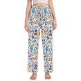 thumbnail image 1 of FORMRS Women's Pajama Pants with Pockets Soft Comfy Loungewear Sleep Bottom, Sizes S-2XL, Doodle Pattern, 1 of 8