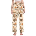 thumbnail image 1 of FORMRS Women's Pajama Pants with Pockets Soft Comfy Loungewear Sleep Bottom, Sizes S-2XL, Fall Book Shelf, 1 of 8
