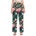 thumbnail image 1 of FORMRS Women's Pajama Pants with Pockets Soft Comfy Loungewear Sleep Bottom, Sizes S-2XL, Flamingo Leaves Pattern, 1 of 8