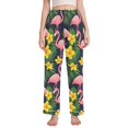 thumbnail image 1 of FORMRS Women's Pajama Pants with Pockets Soft Comfy Loungewear Sleep Bottom, Sizes S-2XL, Flamingo Pattern, 1 of 8