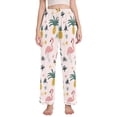 thumbnail image 1 of FORMRS Women's Pajama Pants with Pockets Soft Comfy Loungewear Sleep Bottom, Sizes S-2XL, Flamingo Pattern, 1 of 8