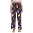 thumbnail image 1 of FORMRS Women's Pajama Pants with Pockets Soft Comfy Loungewear Sleep Bottom, Sizes S-2XL, Halloween Purple Ghosts, 1 of 8