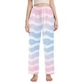 thumbnail image 1 of FORMRS Women's Pajama Pants with Pockets Soft Comfy Loungewear Sleep Bottom, Sizes S-2XL, Light Blue Gradient, 1 of 8