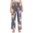 thumbnail image 1 of FORMRS Women's Pajama Pants with Pockets Soft Comfy Loungewear Sleep Bottom, Sizes S-2XL, Neon Llamas Pattern, 1 of 8