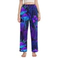 thumbnail image 1 of FORMRS Women's Pajama Pants with Pockets Soft Comfy Loungewear Sleep Bottom, Sizes S-2XL, Night Mushrooms Pattern, 1 of 8