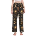 thumbnail image 1 of FORMRS Women's Pajama Pants with Pockets Soft Comfy Loungewear Sleep Bottom, Sizes S-2XL, Sun Moon and Stars Pattern, 1 of 8
