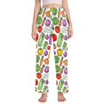 thumbnail image 1 of FORMRS Women's Pajama Pants with Pockets Soft Comfy Loungewear Sleep Bottom, Sizes S-2XL, Vegetables Pattern, 1 of 8