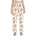 thumbnail image 1 of FORMRS Women's Pajama Pants with Pockets Soft Comfy Loungewear Sleep Bottom, Sizes S-2XL, Watercolor Seashells, 1 of 8