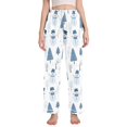 thumbnail image 1 of FORMRS Women's Pajama Pants with Pockets Soft Comfy Loungewear Sleep Bottom, Sizes S-2XL, White Snowman, 1 of 8