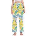 thumbnail image 1 of FORMRS Women's Pajama Pants with Pockets Soft Comfy Loungewear Sleep Bottom, Sizes S-2XL, Yellow Mountains, 1 of 8