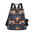 thumbnail image 1 of FORMRS Women's Travel Backpack Purse Anti-Theft Hidden Pockets Casual Shoulder Bag, Art Geometric Pattern, 1 of 7
