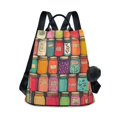 thumbnail image 1 of FORMRS Women's Travel Backpack Purse Anti-Theft Hidden Pockets Casual Shoulder Bag, Beige Jar, 1 of 7