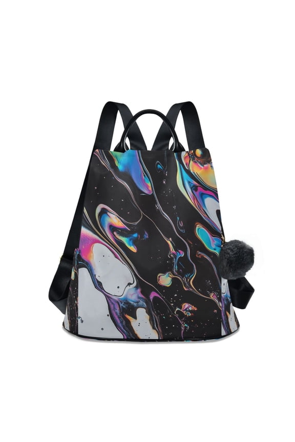 Women's Travel Backpack Purse Anti-theft Hidden Pockets Casual Shoulder Bag, Black